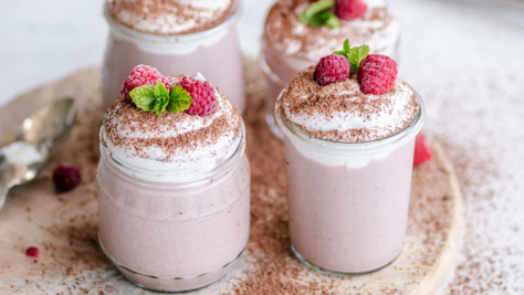 Isteni, hűsítő málnás mousse 15 perc alatt
