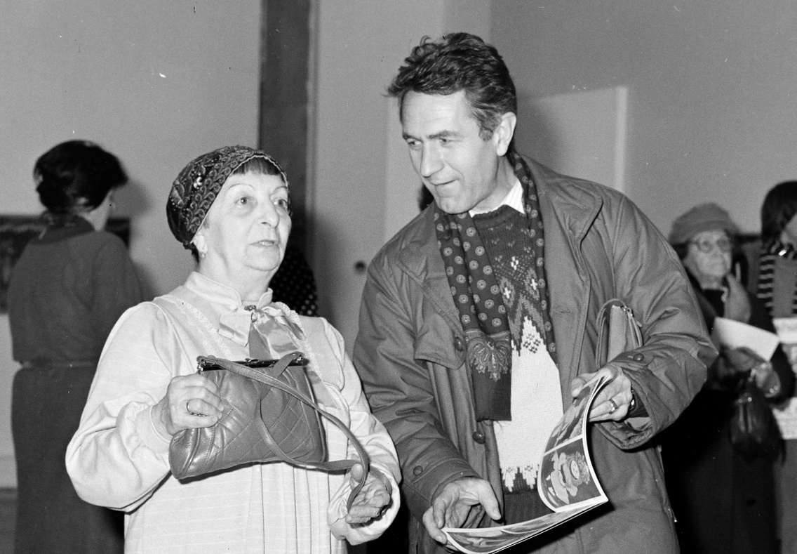 Anna Margit 1983-as kiállításának megnyitóján