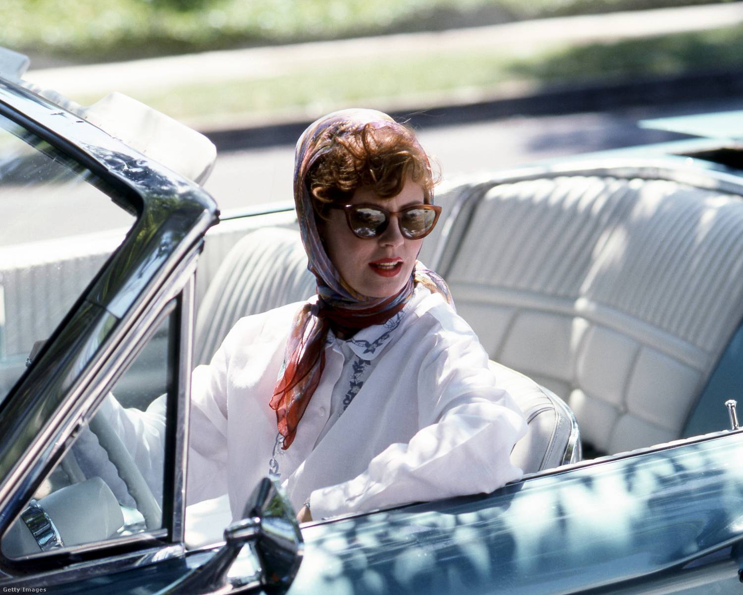 Susan Sarandon a Thelma és Louise című filmben 1991-ben.