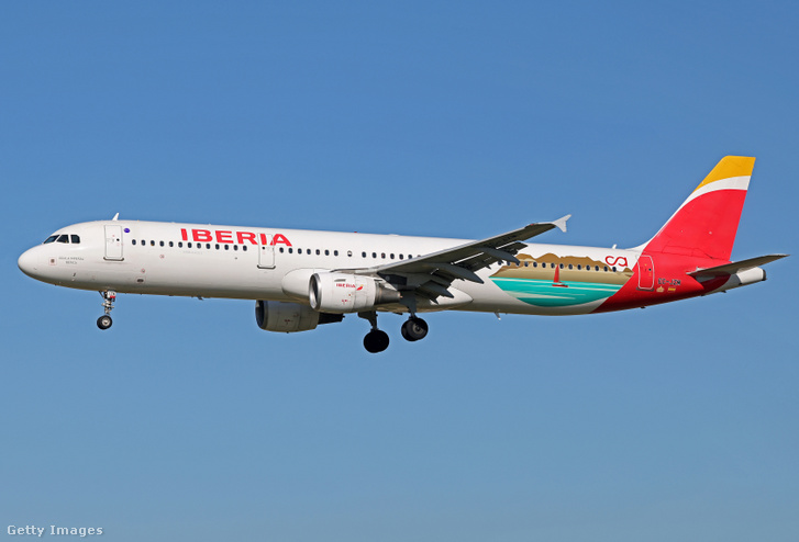 Illusztrált képünkön Iberia légitársaság Airbus A321-212 típusú repülőgépe
