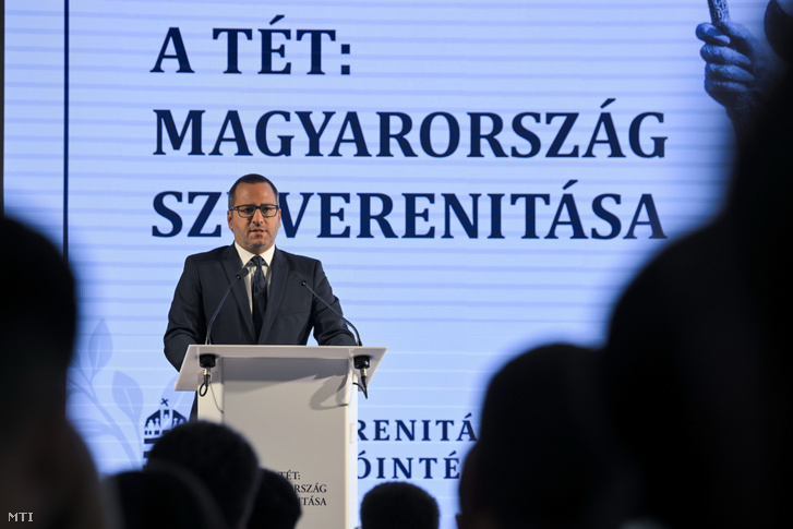 Lánczi Tamás, a Szuverenitásvédelmi Hivatal elnöke 2026. március 16-án