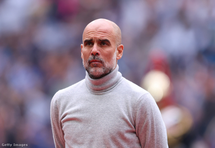 Pep Guardiola 2026. május 16-án