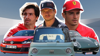 Golf, Miura, Topolino: ezekkel járnak az F1-es pilóták