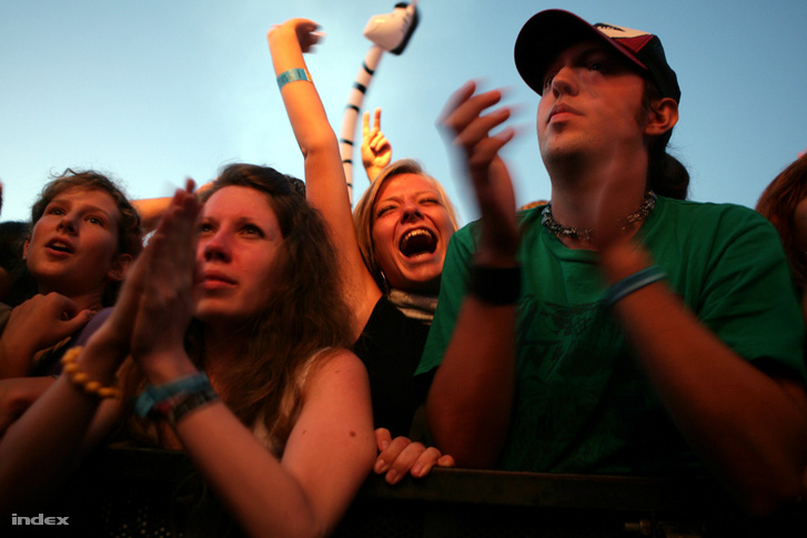 Fesztiválozók a Szigeten 2010 augusztusában