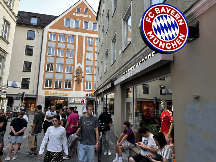 A Bayern München intézmény a városban