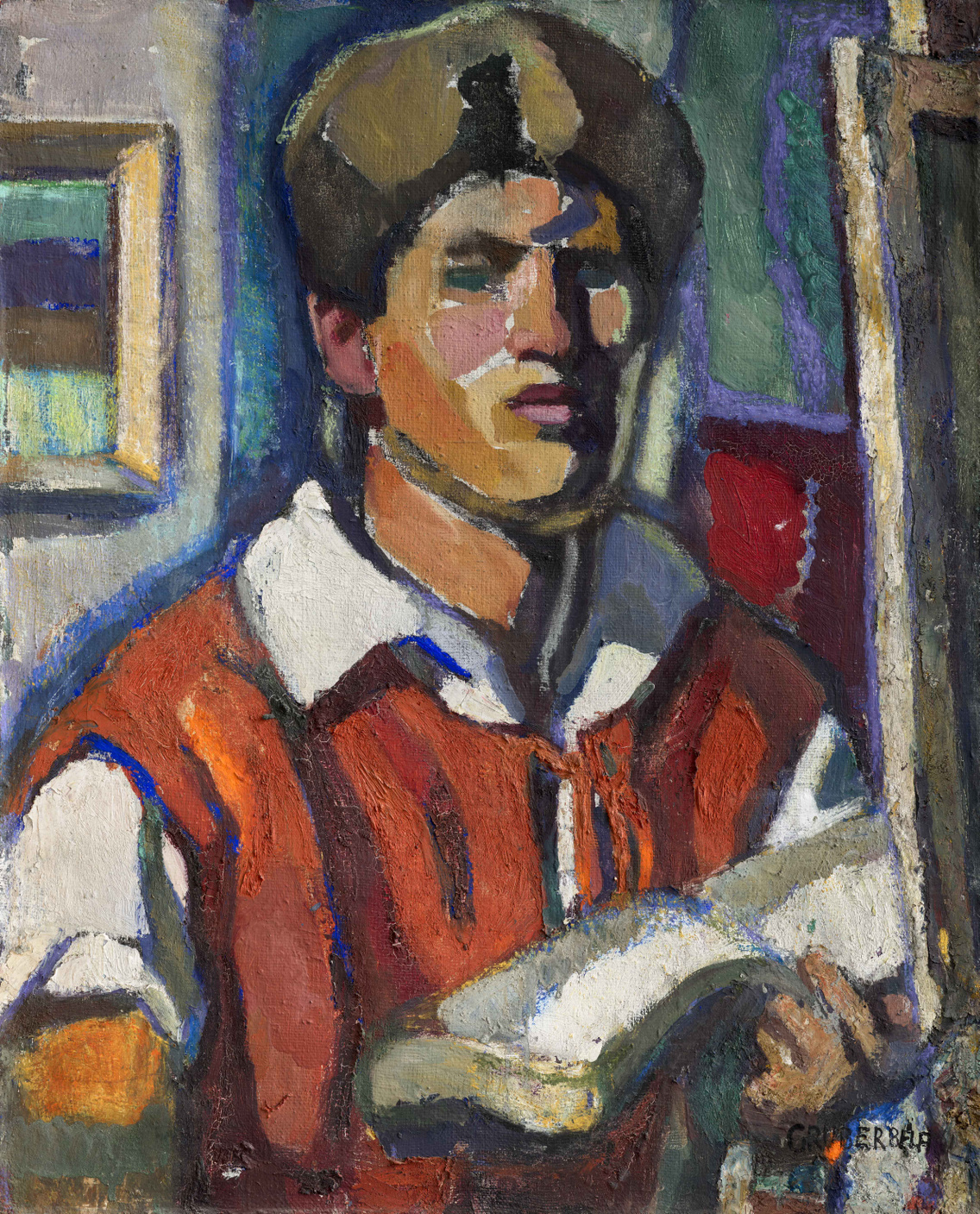 Önarckép piros zekében (1961)