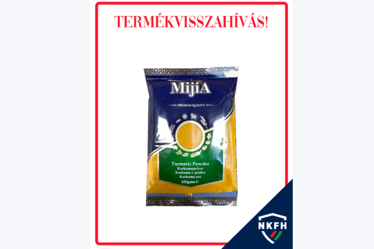 Indiából származó, MijiA márkájú kurkumapor