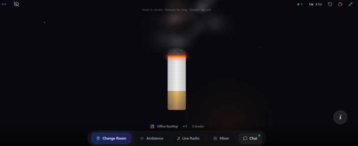 Kipróbáltuk a virtuális cigarettaszünetet: még öngyújtót is lehetett használni, és a hamu is leesett, amikor túl hosszú volt