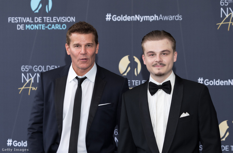 David Boreanaz és fia, Jaden Boreanaz 2026-ban. (Fotó: Getty Images)