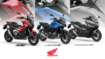 Új színeket kap 2027-re a Honda X-ADV, a Forza 750 és az NC750X