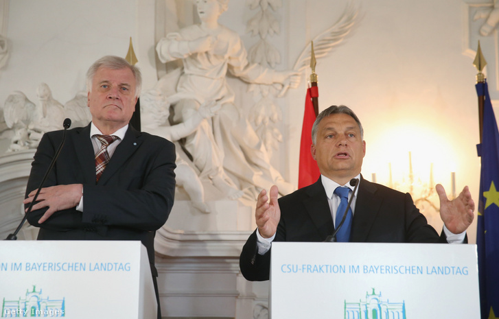Horst Seehofer és Orbán Viktor 2015. szeptember 23-án