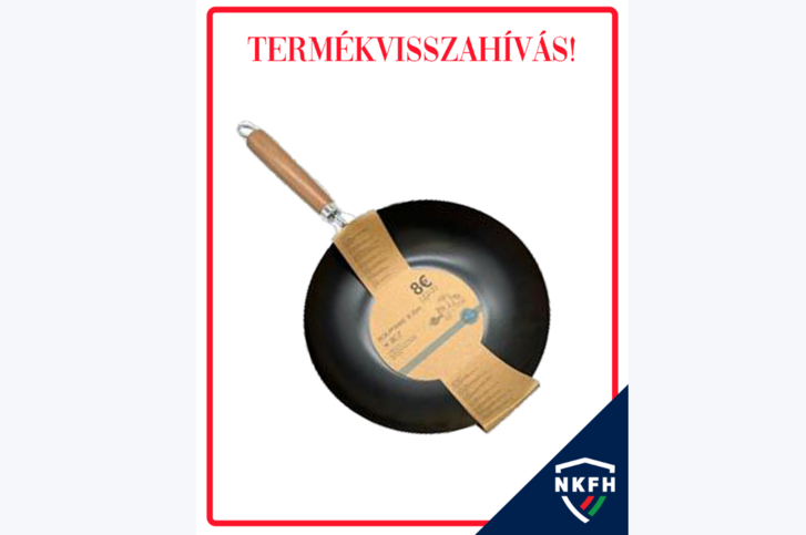 Wok serpenyő (Wok Pan Natural Kitchen 28 cm)