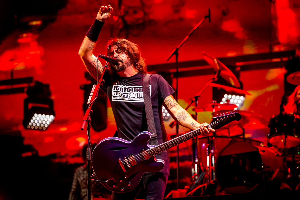 A 2018-as Foo Fighters-koncert egy pillanata