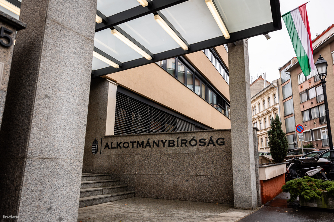 Az Alkotmánybíróság épülete 2024. december 9-én