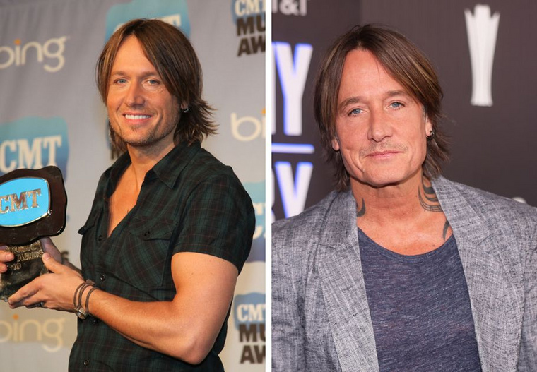 Keith UrbanKeith Urban külsejének változása az elmúlt években többször is beszédtéma volt a rajongók körében