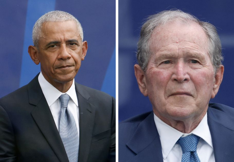 Barack Obama és George W
