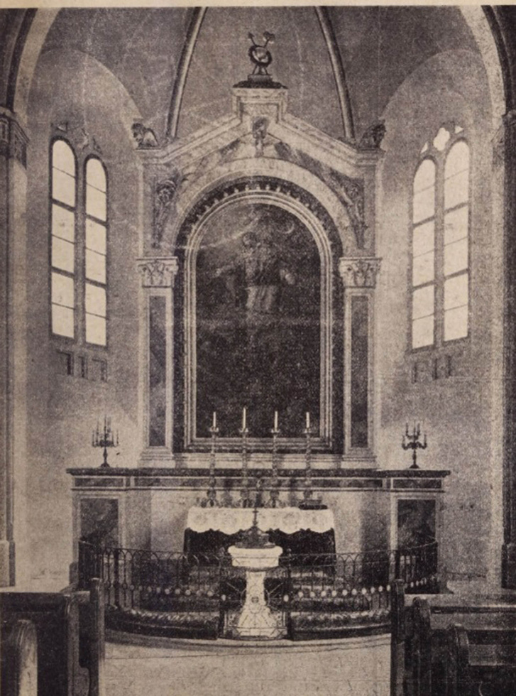 A templom oltárképe