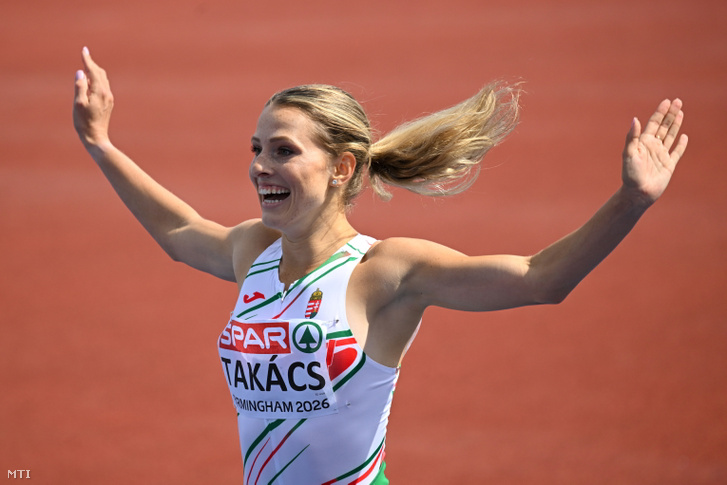 Takács Boglárka a birminghami atlétikai Európa-bajnokságon 2026. augusztus 10-én