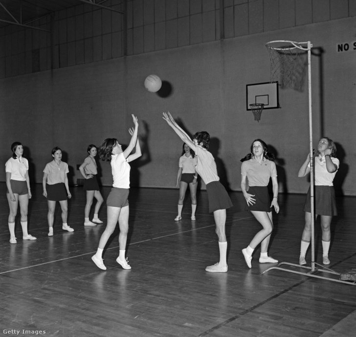 Netball-döntő Stocktonban 1971-ben