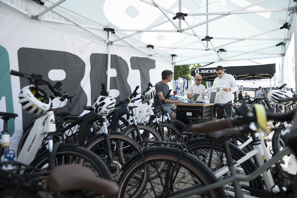 A Balaton Bike Tour standja a Balaton Boat Show-n