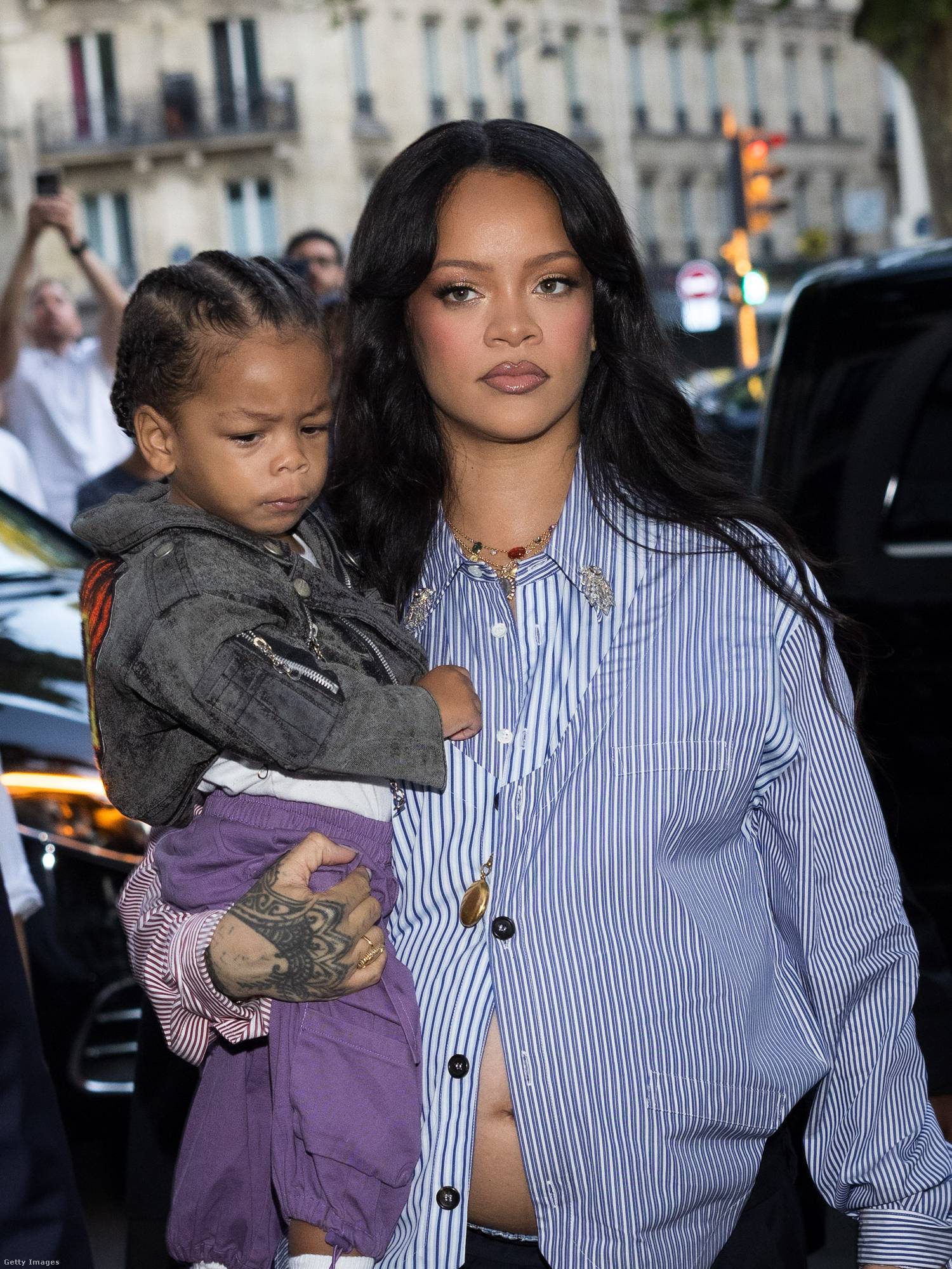 Rihanna és a középső gyermeke, Riot.
