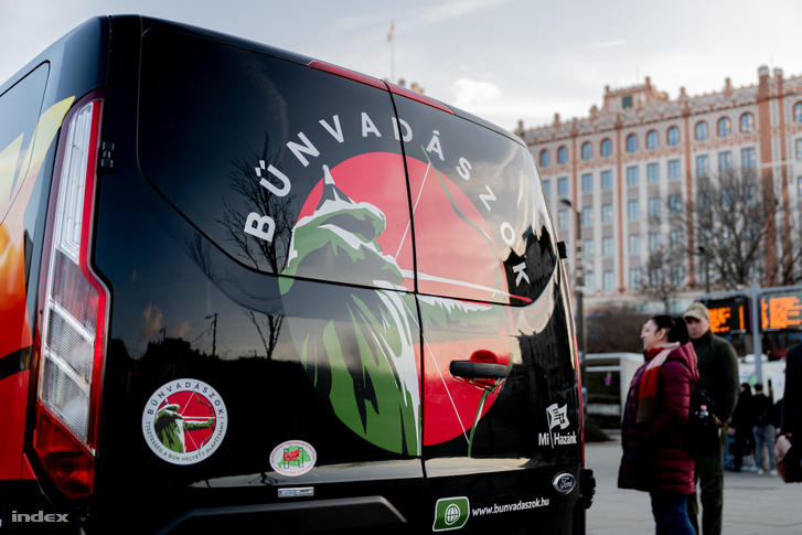 Bűnvadászok járműve 2025. február 25-én