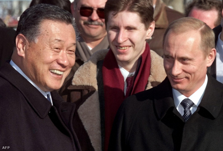 Mori Josiró és Vlagyimir Putyin 2001. március 25-én
