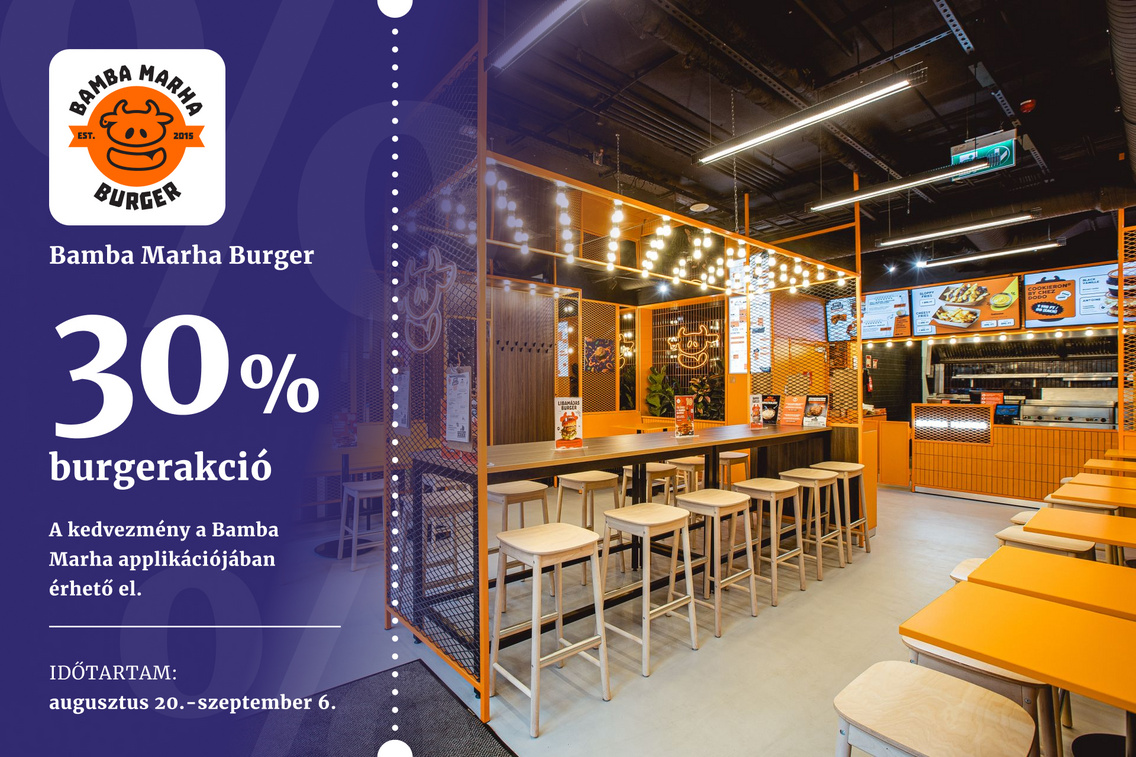 20 kupon &amp;amp;ndash; Bamba Marha Burger Bár