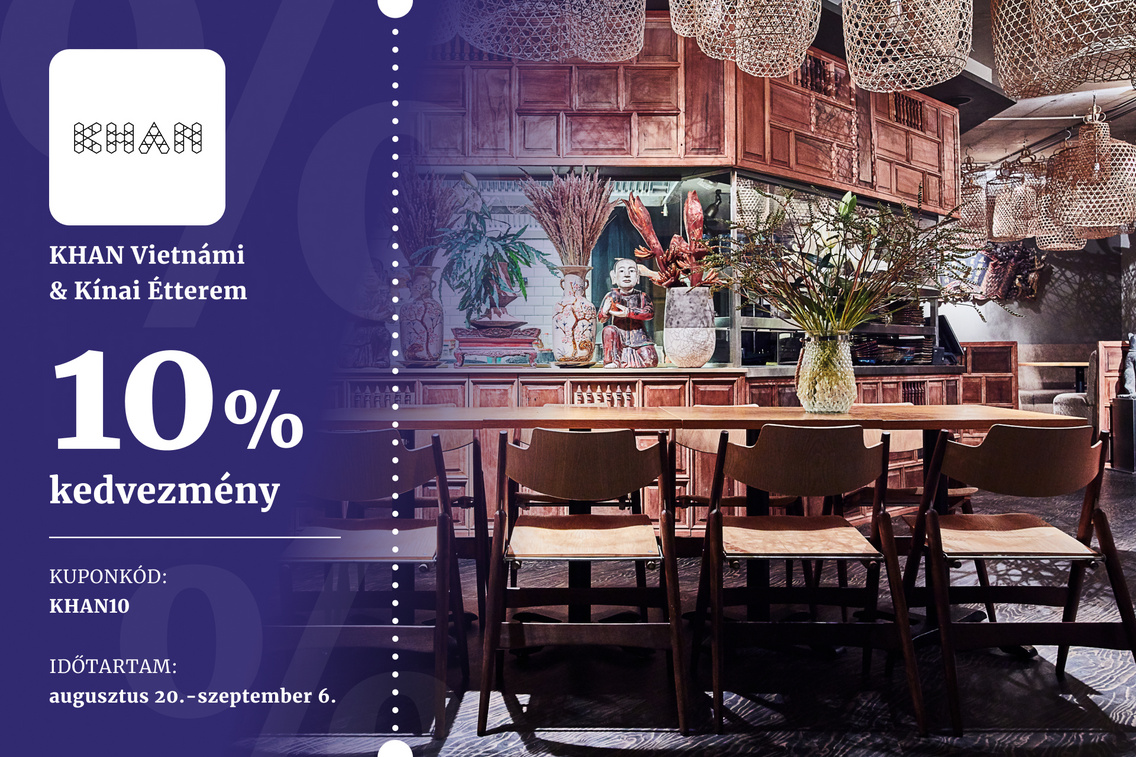 16 kupon – KHAN Asian Food & Bar
