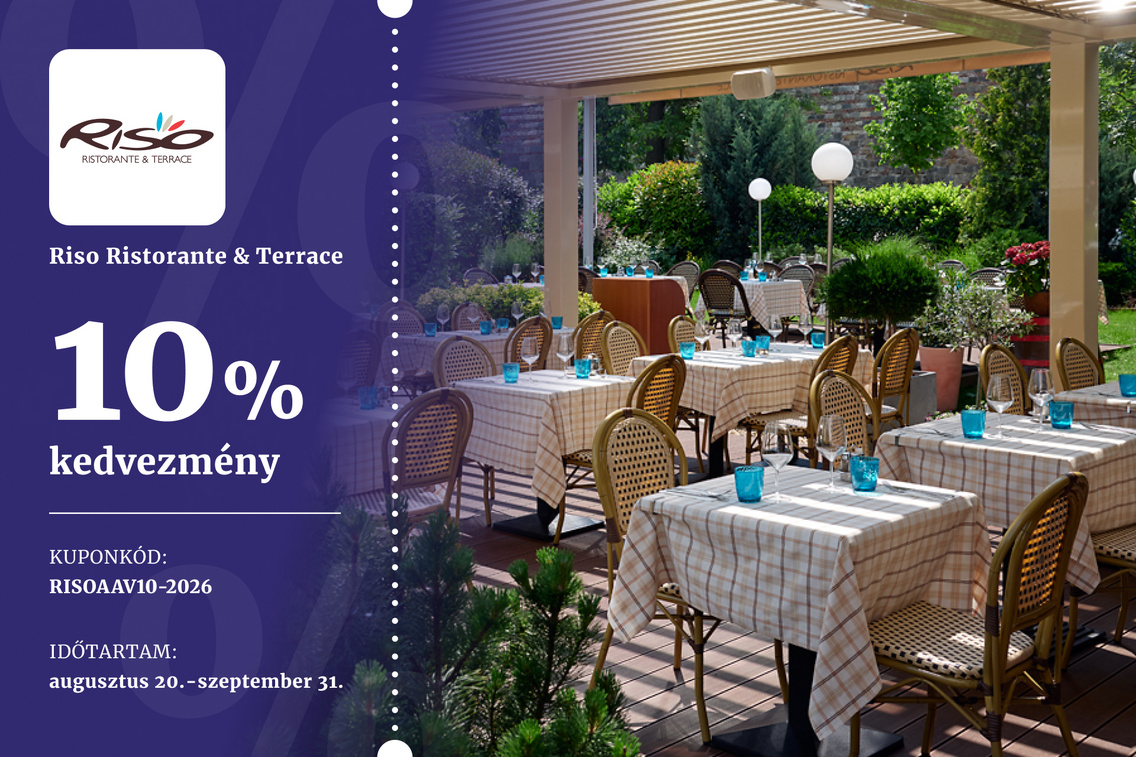 29 kupon – Riso Ristorante & Terrace