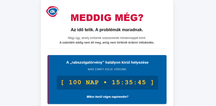 A DK számlálója