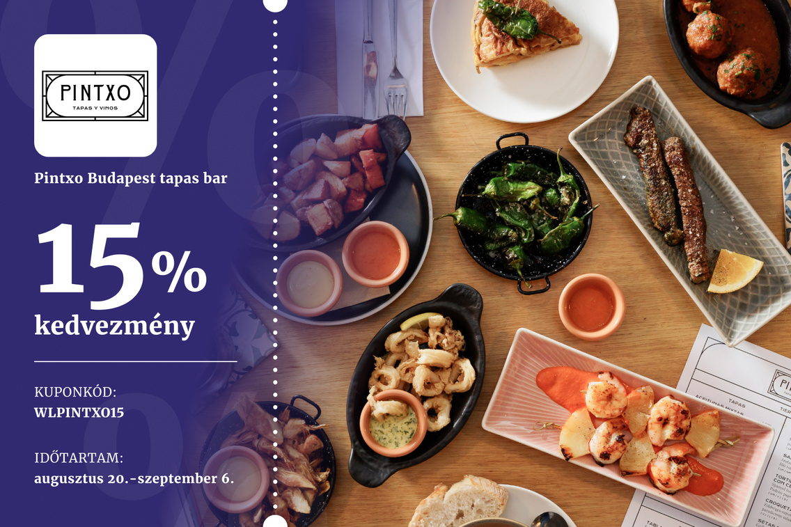 21 kupon – Pintxo Tapas Bár Budapest