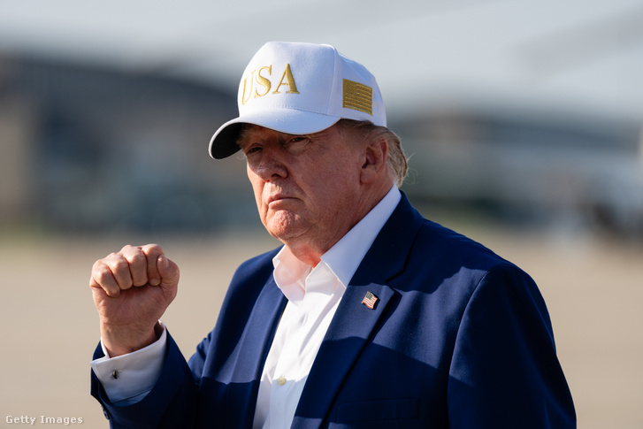 Donald Trump amerikai elnök 2026. augusztus 9-én