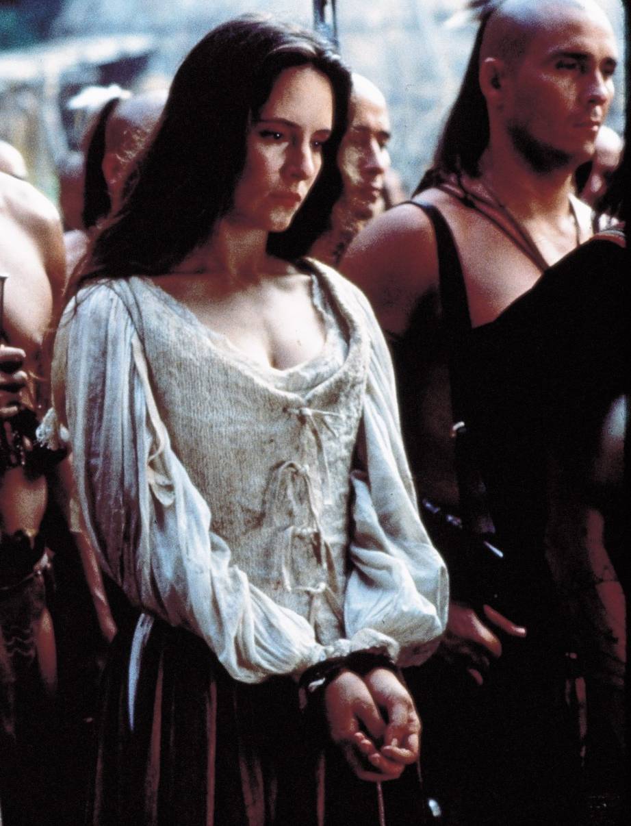 Madeleine Stowe Az utolsó mohikán című filmben.