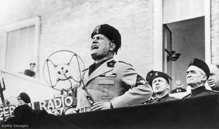 Mussolini hadilábon állt a tésztával