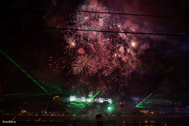 Tűzijáték Budapesten 2025. augusztus 20-án