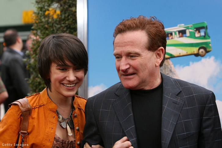 Robin Williams és a lánya, Zelda