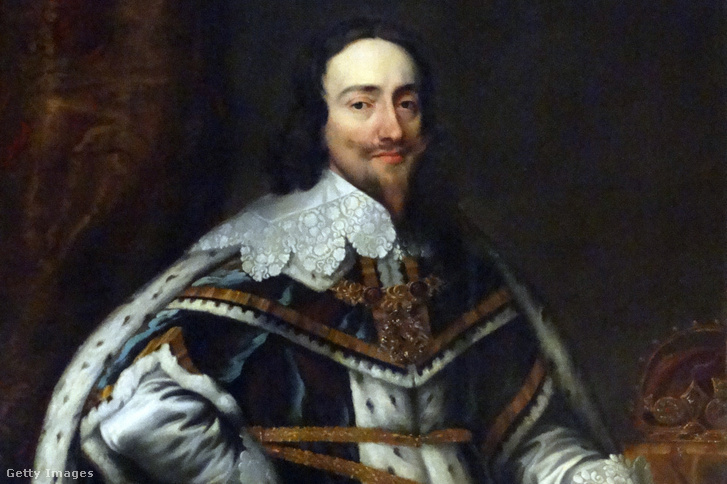 I. Károly angol, skót és ír király portréja, Anthony van Dyck (1599–1641) flamand barokk festő alkotása