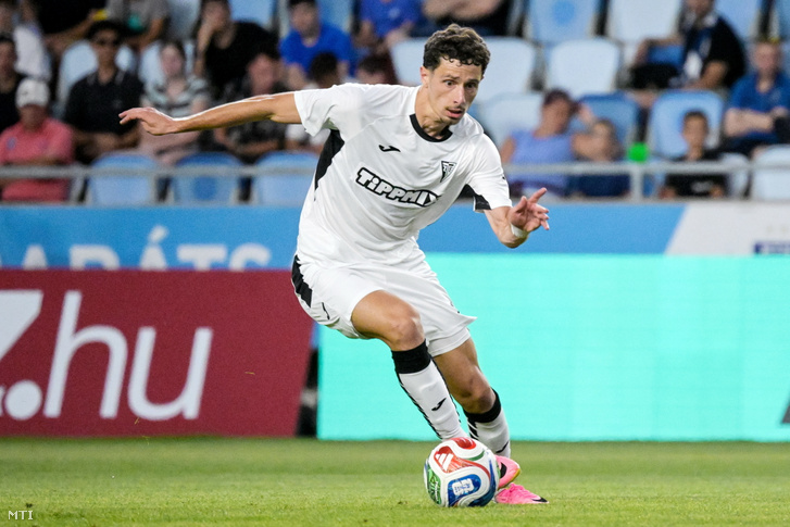 Szendrei Norbert a Zalaegerszeg játékosa a labdarúgó OTP Bank Liga 1. fordulójában játszott MTK Budapest - Zalaegerszegi TE FC mérkőzésen az Új Hidegkuti Nándor Stadionban 2026. július 27-én