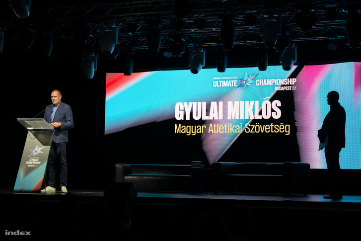 Gyulai Miklós az Atlétikai világdöntő sajtótájékoztatóján 2026. augusztus 24-én