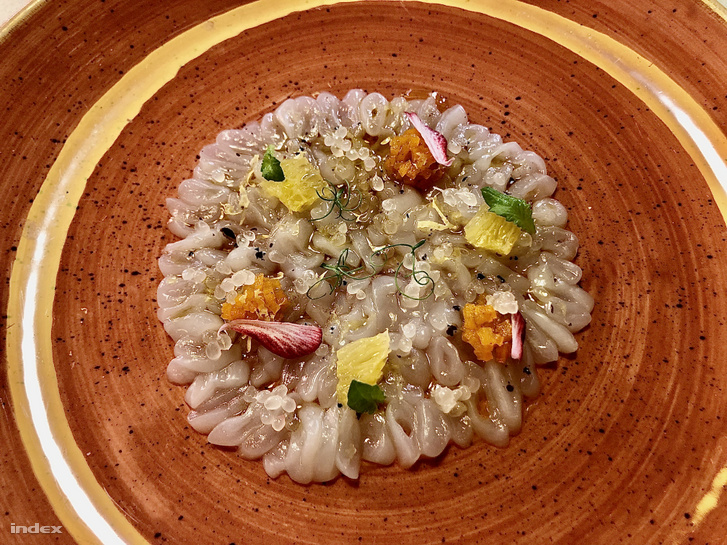 Borotvakagyló carpaccio