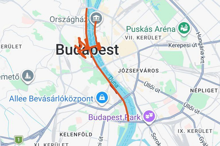 Futás miatt lehet szívás a hétvége Budapesten