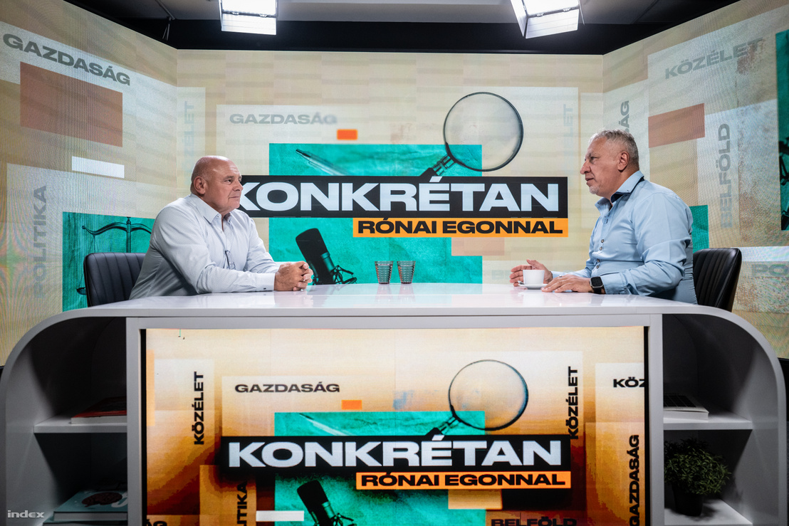 Szabó Zoltán a Konkrétan Rónai Egonnal adásában