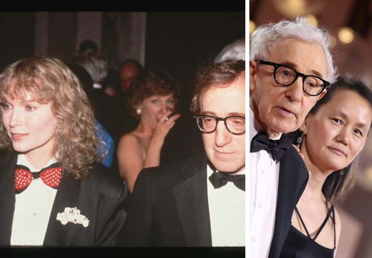Mia Farrow, Woody Allen és Soon-Yi PrevinMia Farrow és Woody Allen több mint egy évtizeden át alkottak egy párt, közben 13 filmen dolgoztak együtt