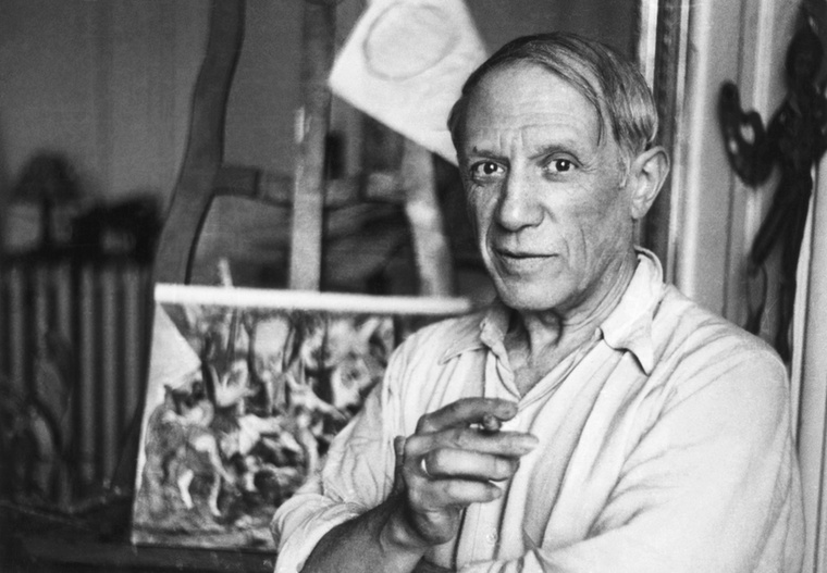 Picasso abban az évben halt meg, amikor megjelent a The Dark Side of the MoonA Pink Floyd The Dark Side of the Moon című albuma 1973 márciusában jelent meg, Pablo Picasso pedig több mint egy hónappal később, április 8-án halt meg