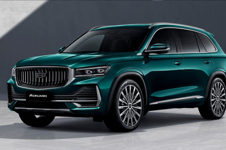 A Kodiaq és Sorento nyomába ered a Geely újdonsága