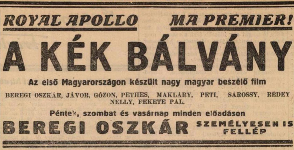 NemzetiUjsag 1931 09  pages334-334 hirdetes