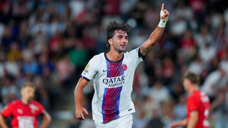 Nem lett gyengébb a Ferrán Torresszel (a képen) kibővülő, többek között Ousmane Dembélét, Désire Douét, Hvicsa Kvaracheliát is felvonultató PSG-támadósor