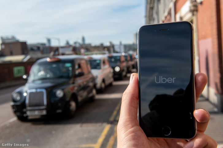 Uber alkalmazás