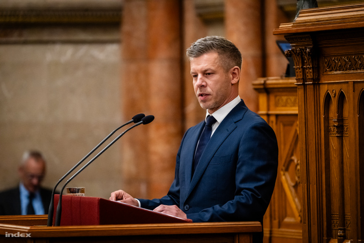 Magyar Péter felszólal az Országgyűlés plenáris ülésén 2026. június 1-jén